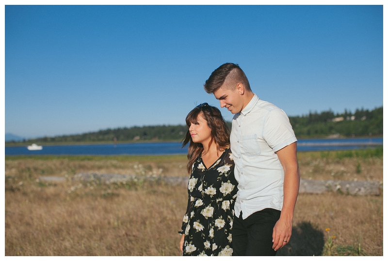 crescent beach anniversary beach engagement shoot portraits at sunset-0003