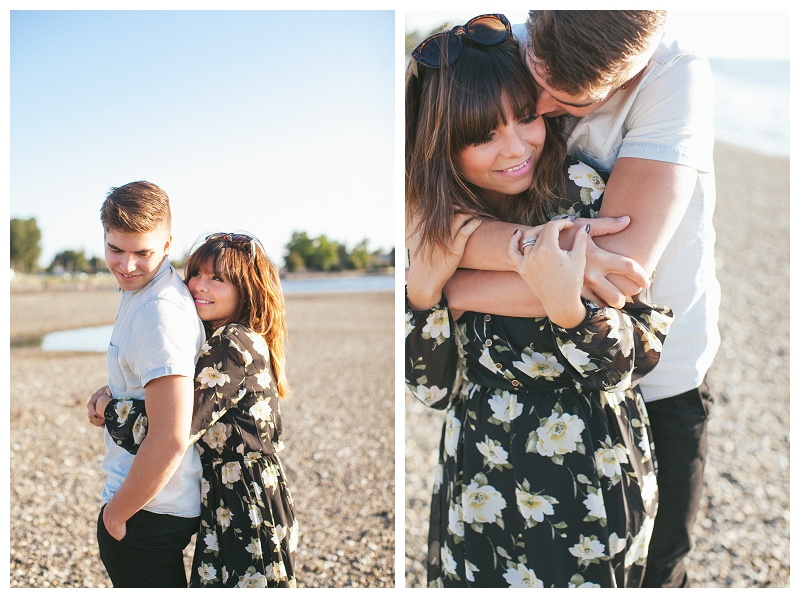 crescent beach anniversary beach engagement shoot portraits at sunset-0011