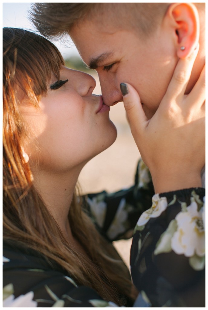 crescent beach anniversary beach engagement shoot portraits at sunset-0015