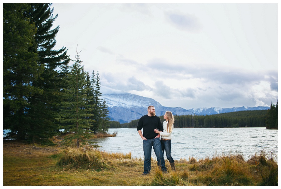 Amanda+Brad engagement Banff, Alberta-70