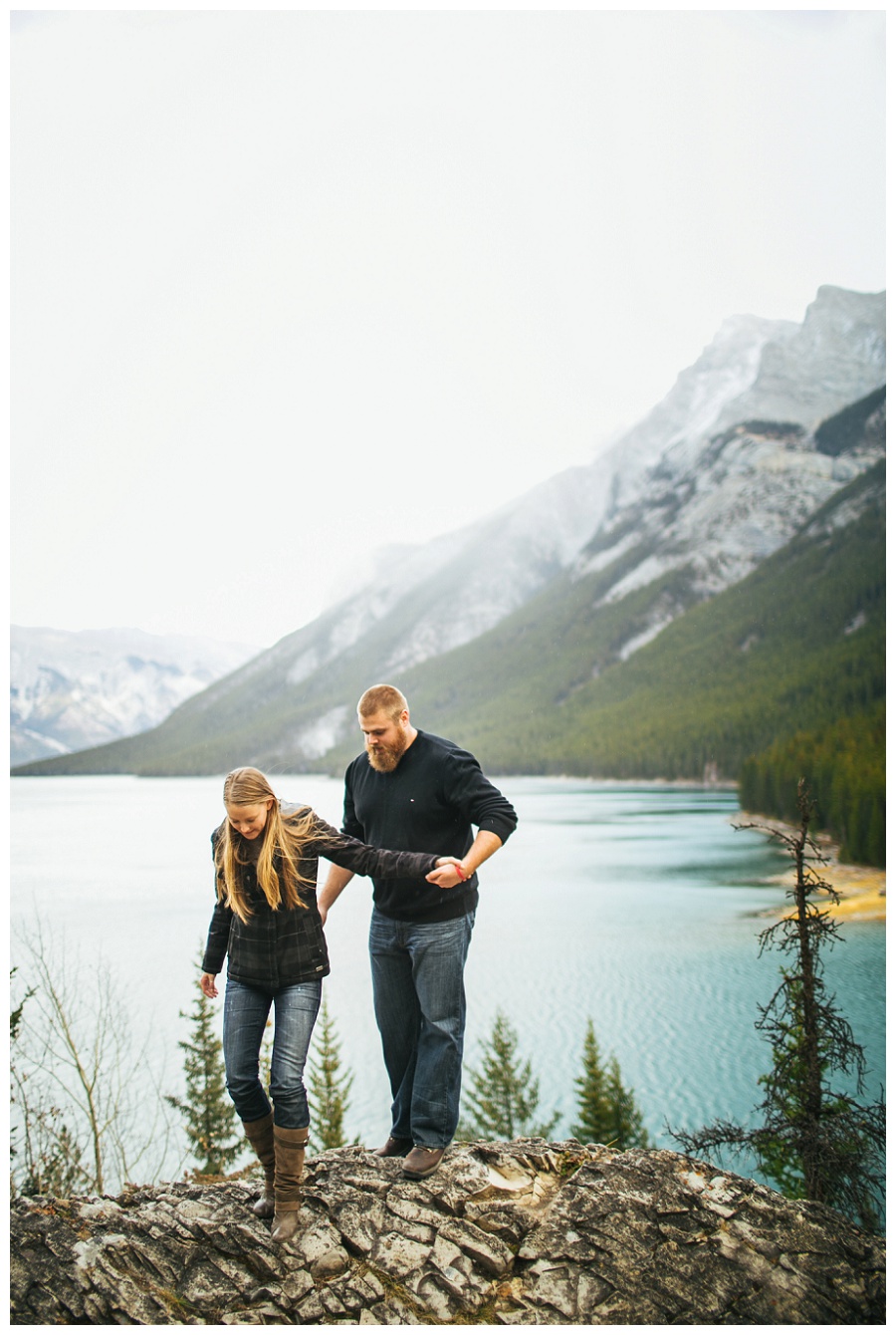 Amanda+Brad engagement Banff, Alberta-89