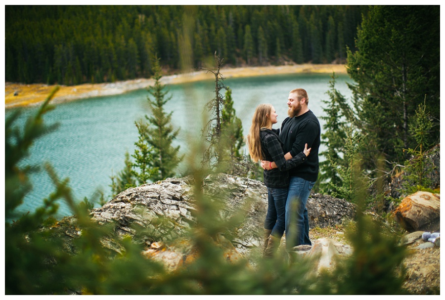 Amanda+Brad engagement Banff, Alberta-95