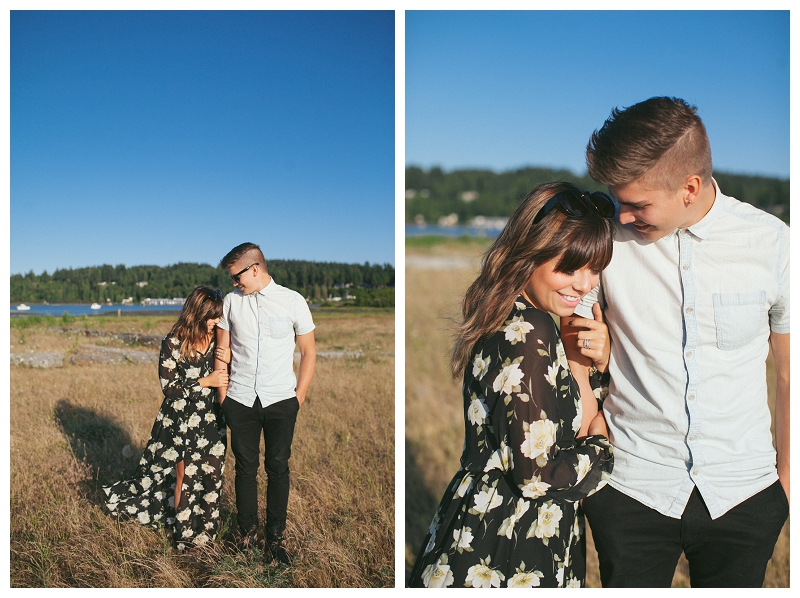 crescent beach anniversary beach engagement shoot portraits at sunset-0001