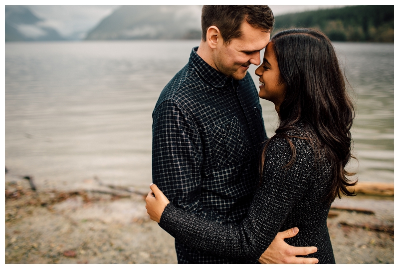 alouette lake fall engagement photographers